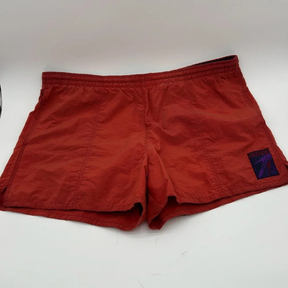 VTG 90’s Speedo Salmon Red Lined Swim Trunks Shorts Pockets Men’s Sz XLarge EUC - Picture 9 of 9